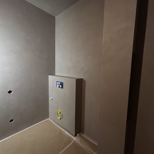 Mikrocementa vannas istaba