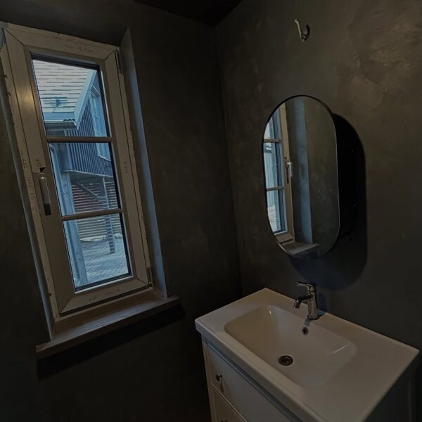 Pēc mikrocementa atjaunošanas