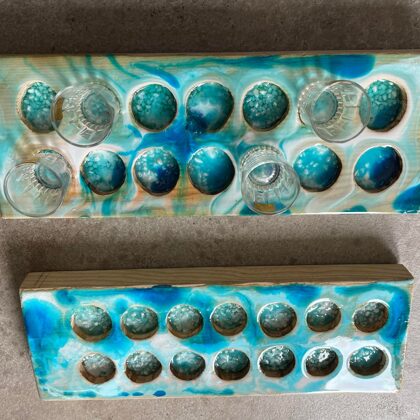 Epoxy cup holder for 60 and 100 grams