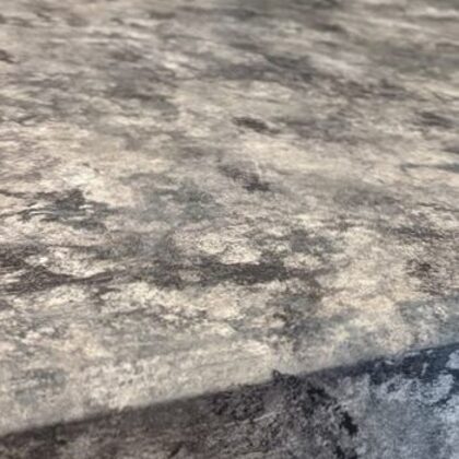Kitchen table top with epoxy, imitating stone table top