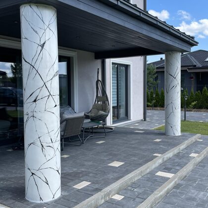 Marble imitation,it is possible to imitate on all types of surfaces