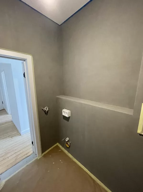 Mikrocementa vannas istaba