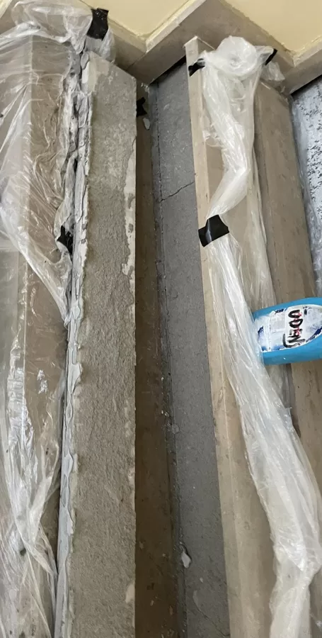 Ja kustas un neturas trepju augstums, izņemam, notīram