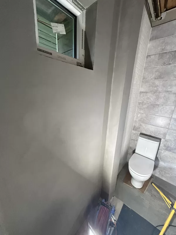 Mikroccementa vannas istaba