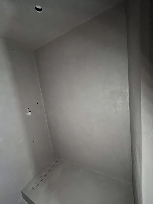 Mikroccementa vannas istaba