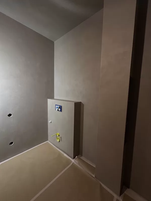 Mikrocementa vannas istaba