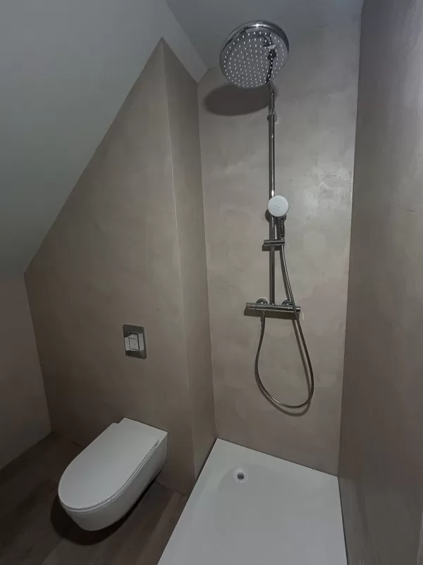 Mikrocements vannas istabā