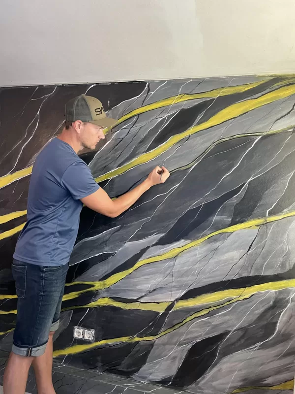 Venetian decorative plaster wall creation