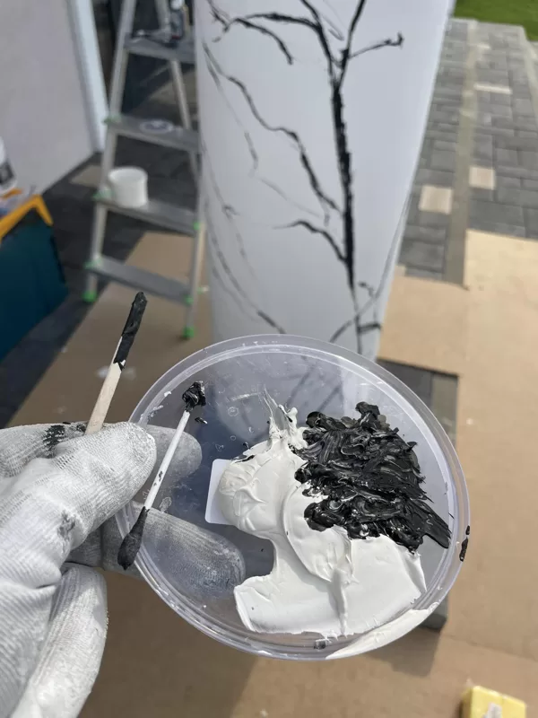 Venetian plaster and the creation of veins